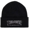 Thrasher Outlined Logo Beanie - Black -JD Snowboards Shop 010202062331 1