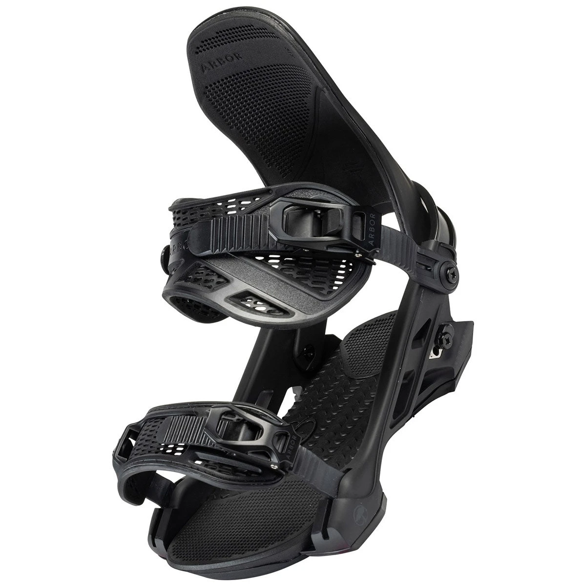 Arbor Hemlock 2024 Snowboard Bindings - Black 4 Arbor Hemlock 2024 Snowboard Bindings - Black - Image 2