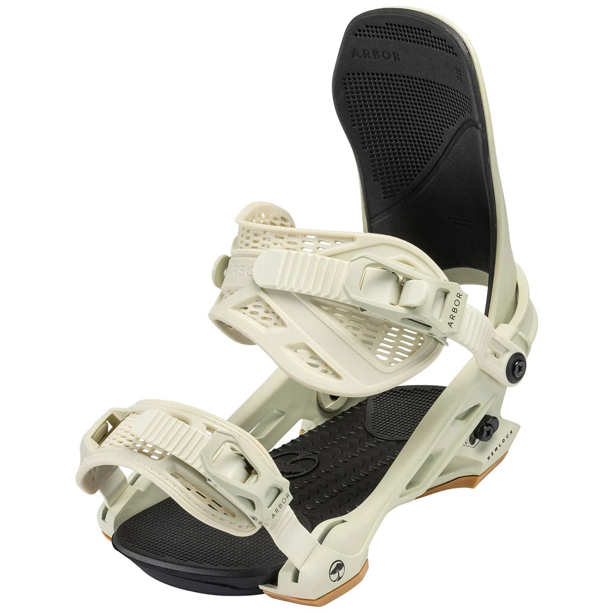 Arbor Hemlock 2024 Snowboard Bindings - Frank April 3 Arbor Hemlock 2024 Snowboard Bindings - Frank April - Image 2