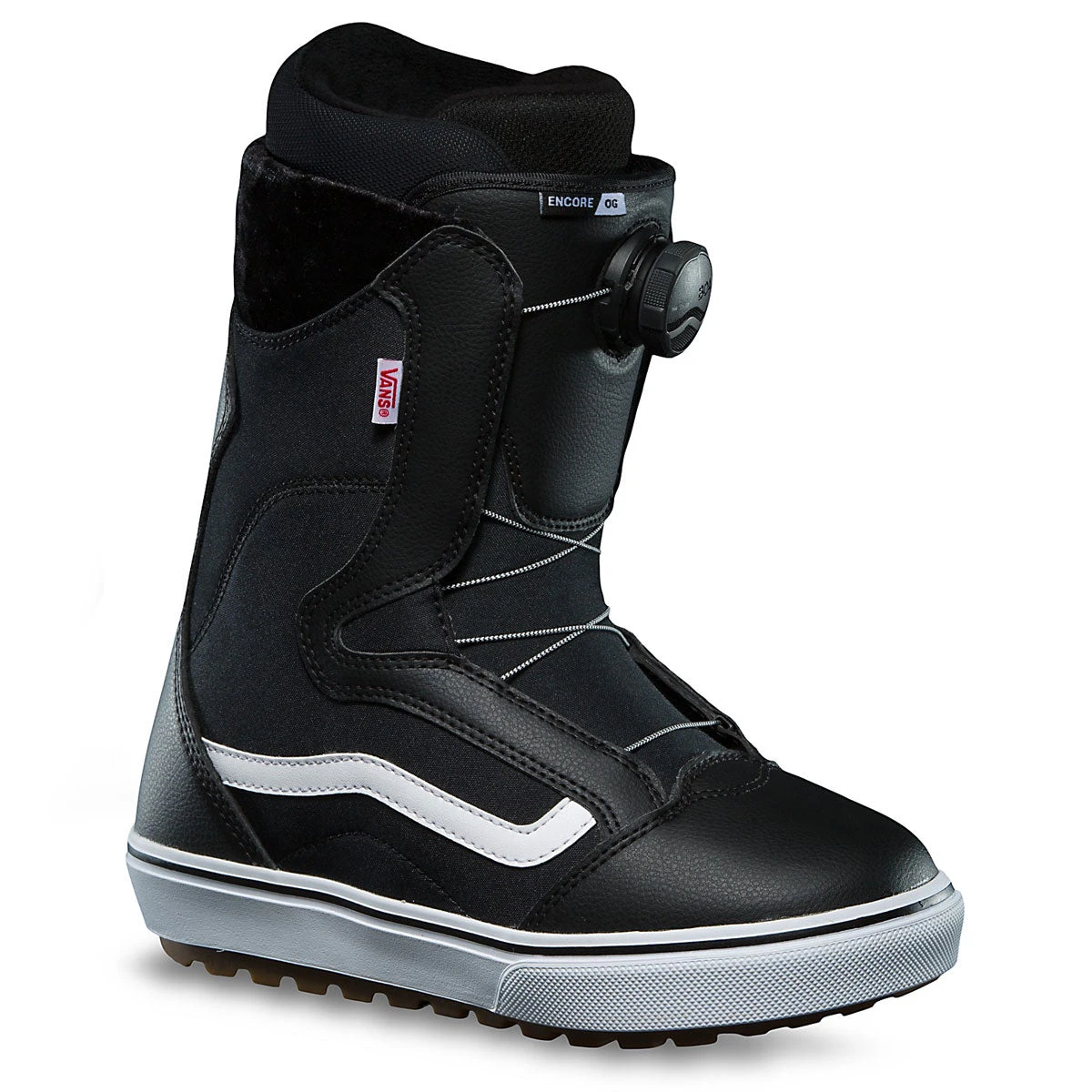 Vans Womens Encore OG Snowboard Boots - Black/White 3 Vans Womens Encore OG Snowboard Boots - Black/White