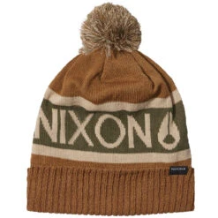 Nixon Teamster R Beanie - Wood/Olive