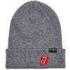 Nixon X Rolling Stones Beanie - Heather Gray -JD Snowboards Shop 191973283344 1