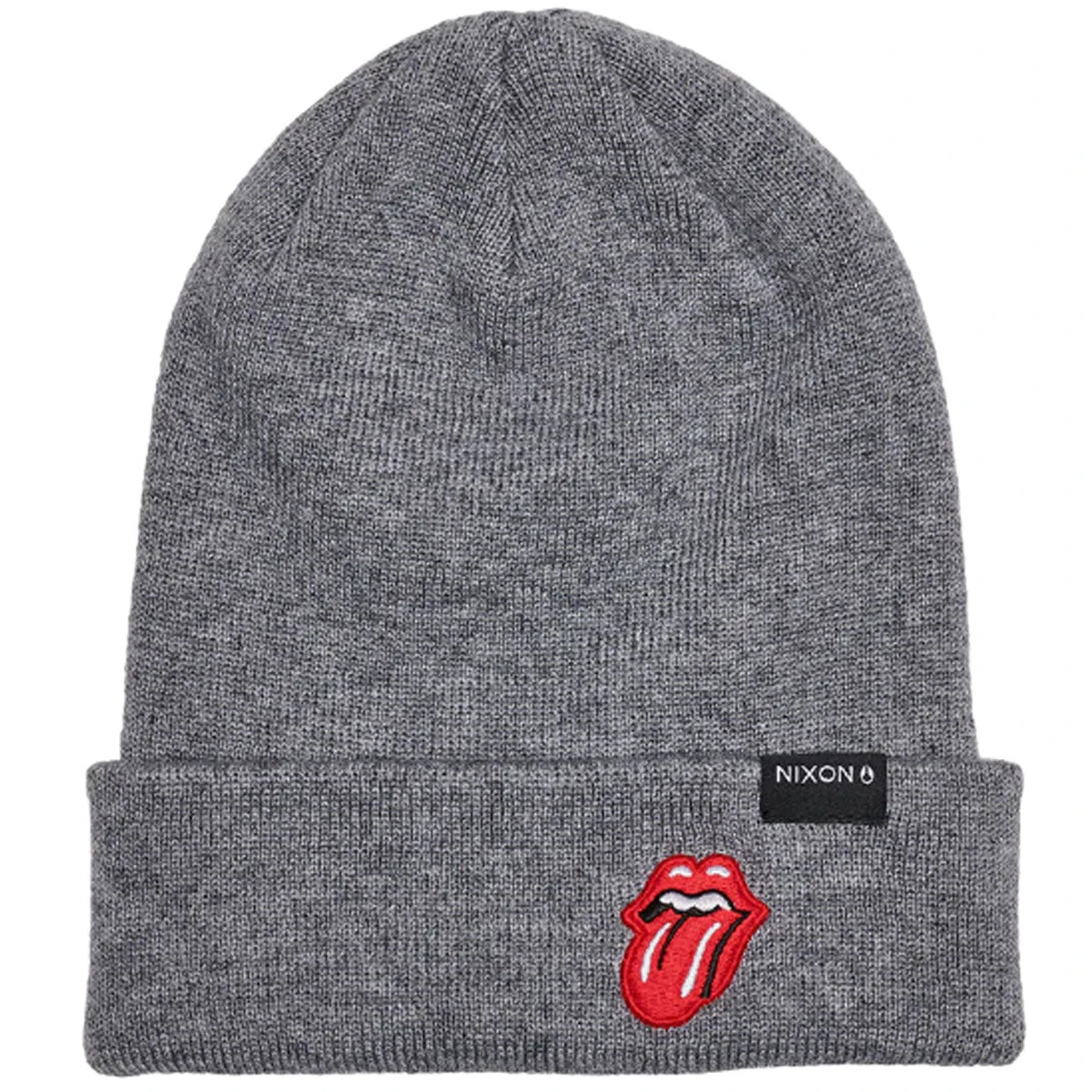 Nixon X Rolling Stones Beanie - Heather Gray 3 Nixon X Rolling Stones Beanie - Heather Gray