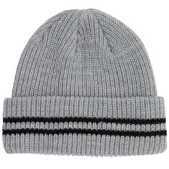 Santa Cruz Pit Long Shoreman Beanie - Heather Grey/Black -JD Snowboards Shop 193172426713 2