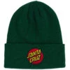 Santa Cruz Classic Dot Long Shoreman Beanie - Dark Green -JD Snowboards Shop 193172426744 1