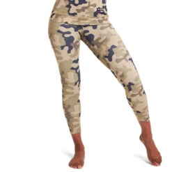 Burton Womens Midweight Pant Snowboard Base Layer - Martini Olive Terra Camo -JD Snowboards Shop 193177257770 3