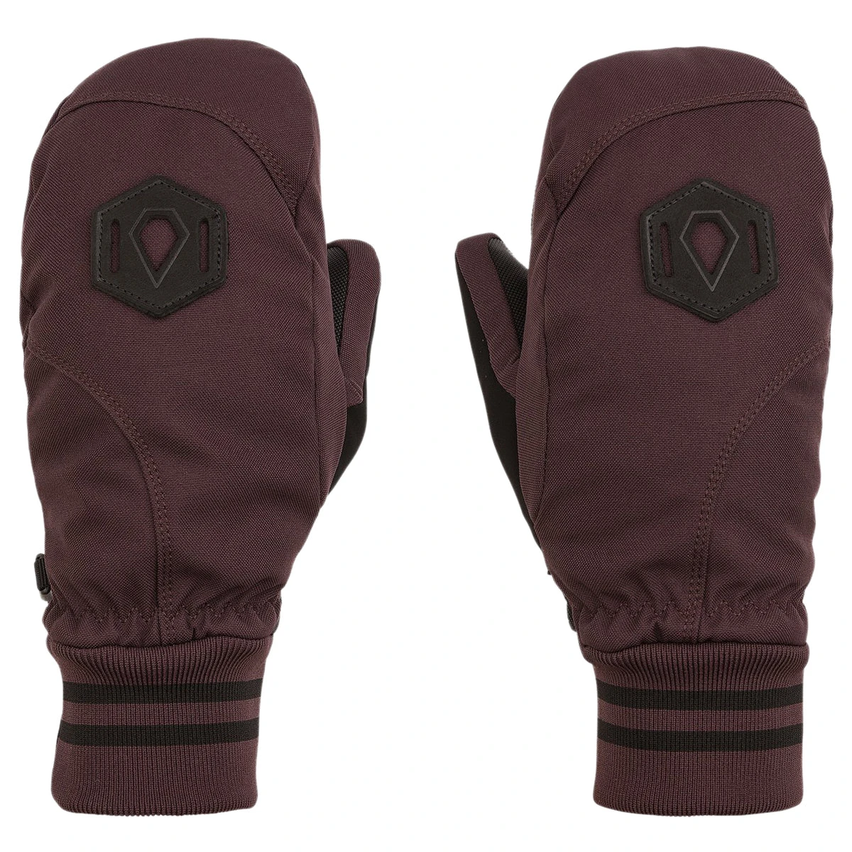 Volcom Womens Bistro Mitt Snowboard Gloves - Black/Red 3 Volcom Womens Bistro Mitt Snowboard Gloves - Black/Red
