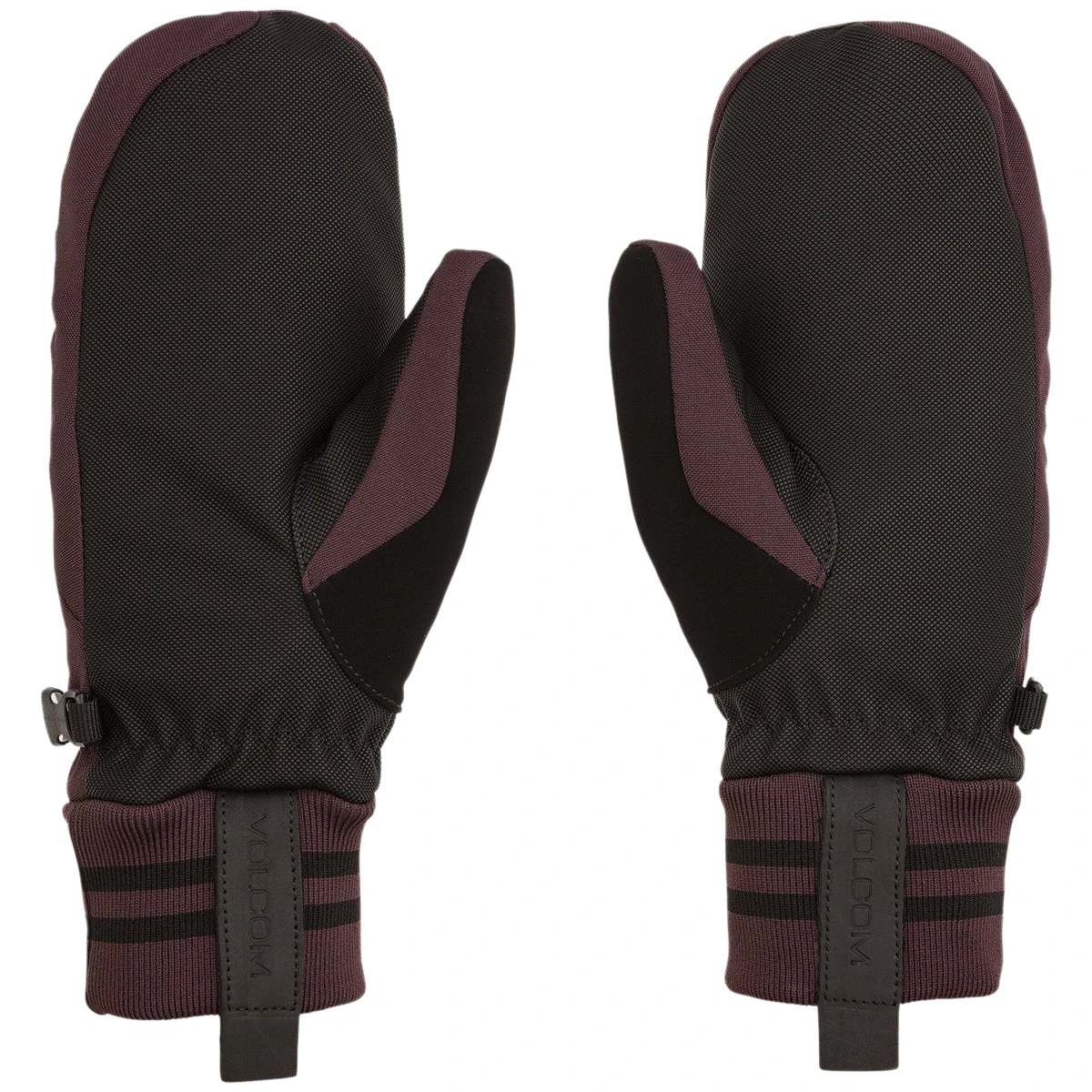 Volcom Womens Bistro Mitt Snowboard Gloves - Black/Red 4 Volcom Womens Bistro Mitt Snowboard Gloves - Black/Red - Image 2