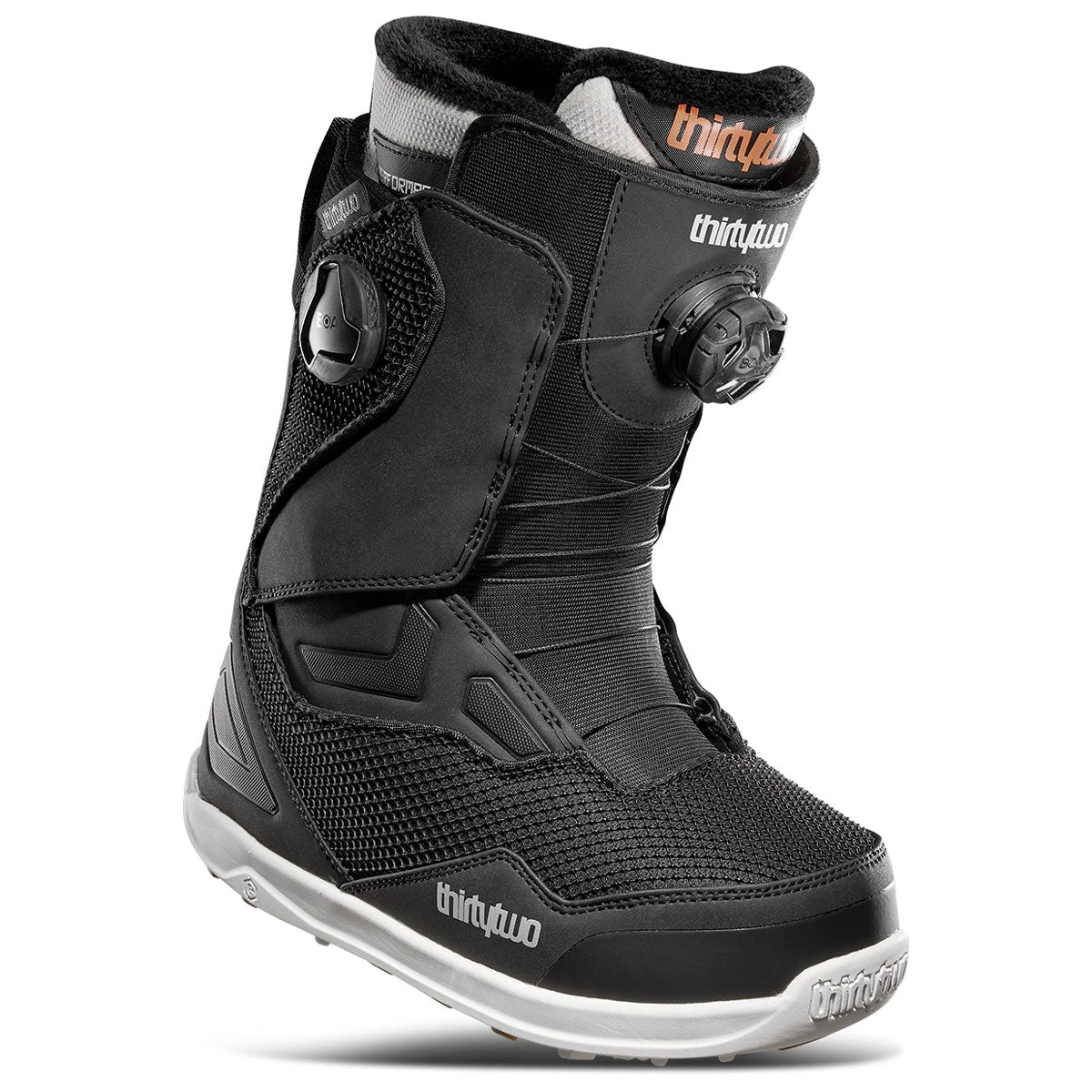 Thirty Two Womens Tm-2 Double Boa 2022 Snowboard Boots - Black/Silver 3 Thirty Two Womens Tm-2 Double Boa 2022 Snowboard Boots - Black/Silver