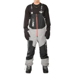 Thirty Two Spring Break Powder Bib Snowboard Pants - Gravel