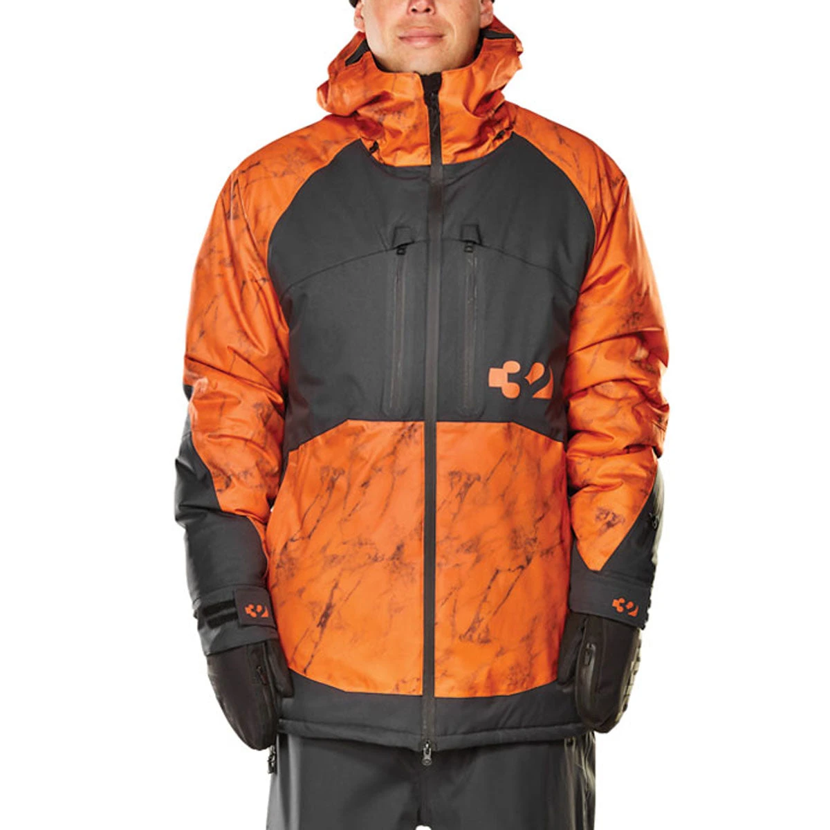 Thirty Two Lashed Insulated Snowboard Jacket - Orange 3 Thirty Two Lashed Insulated Snowboard Jacket - Orange