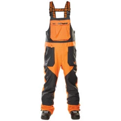 Thirty Two Basement Bib 2023 Snowboard Pants - Orange -JD Snowboards Shop 194691276001 4