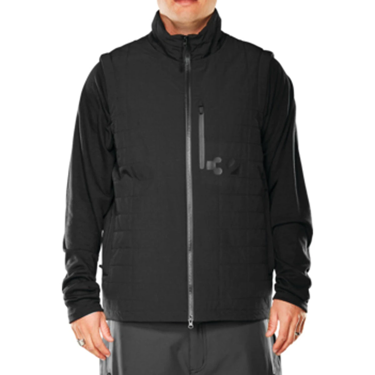 Thirty Two Rest Stop Puff Vest Snowboard Jacket - Black 3 Thirty Two Rest Stop Puff Vest Snowboard Jacket - Black
