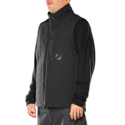 Thirty Two Rest Stop Puff Vest Snowboard Jacket - Black 7 Thirty Two Rest Stop Puff Vest Snowboard Jacket - Black -JD Snowboards Shop 194691365323 3