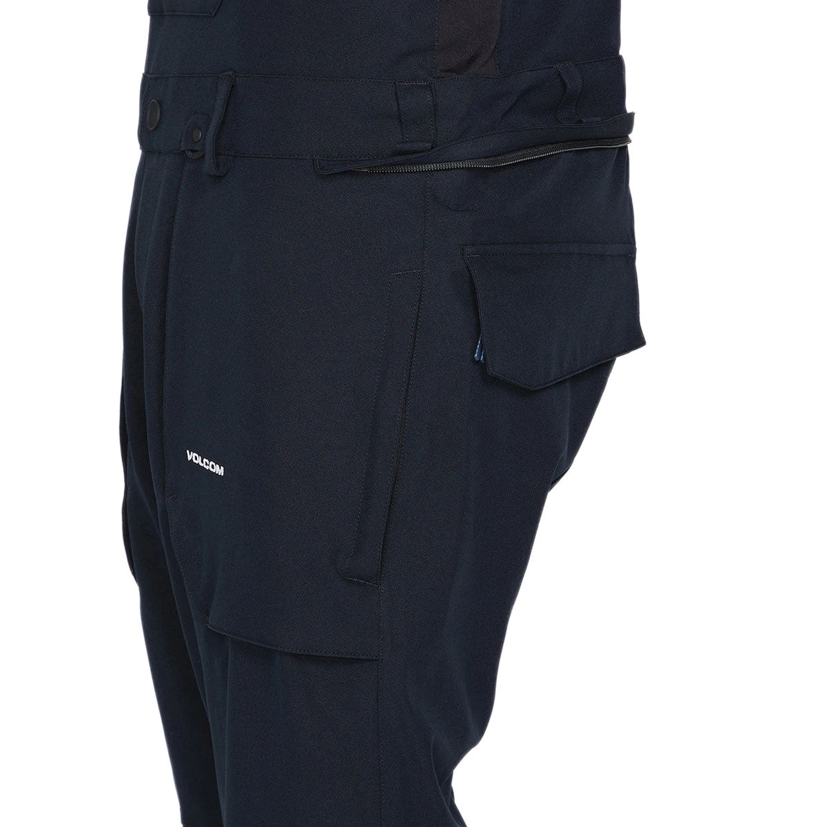 Volcom Roan Bib Overall Snowboard Pants - Black 6 Volcom Roan Bib Overall Snowboard Pants - Black - Image 4