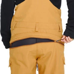 Volcom Womens Creston 3dstretch Bib Overall Snowboard Pants - Caramel -JD Snowboards Shop 196134094586 4