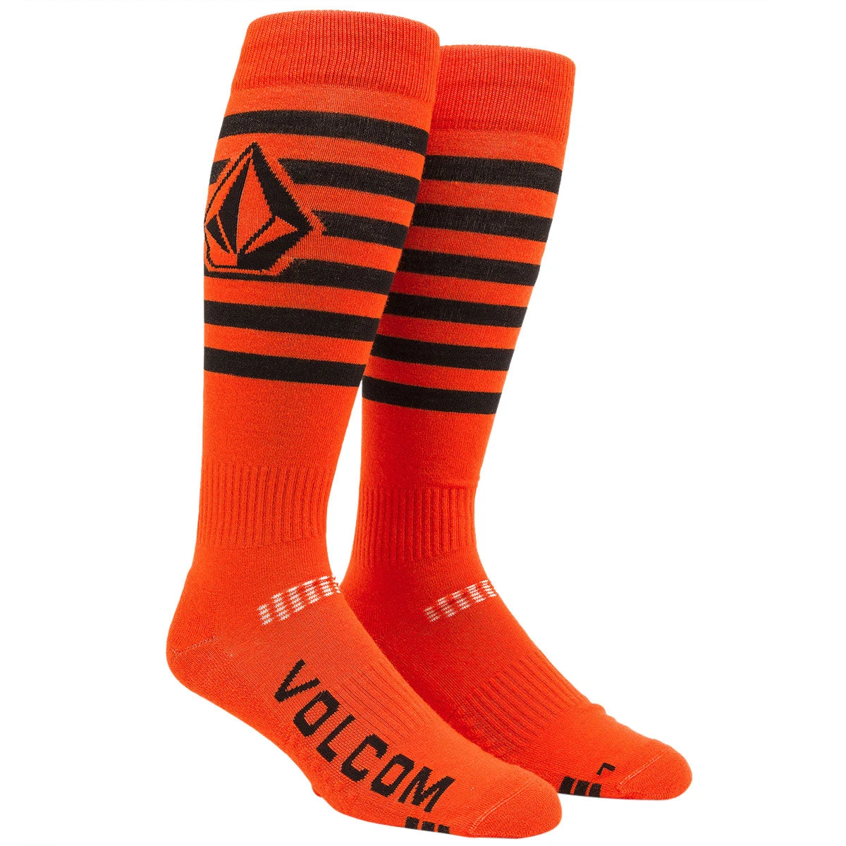 Volcom Kootney Snowboard Socks - Orange Shock - LG/XL 3 Volcom Kootney Snowboard Socks - Orange Shock - LG/XL