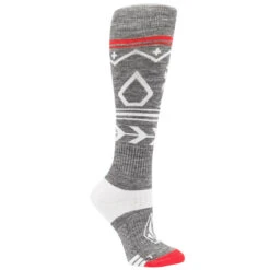 Volcom Womens Ttt Snowboard Socks - Heather Grey - XS/SM -JD Snowboards Shop 196134127116 3