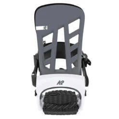 K2 Indy 2024 Snowboard Bindings - Grey/White -JD Snowboards Shop 196222114264 4