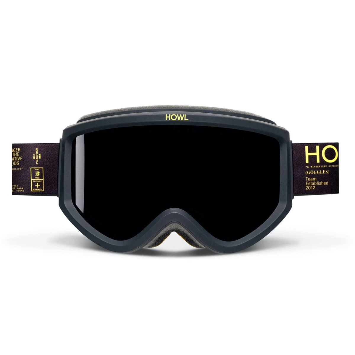Howl Odyssey Snowboard Goggles - Black 3 Howl Odyssey Snowboard Goggles - Black