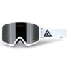 Ashbury Arrow White Triangle Snowboard Goggles - Silver Mirror/Yellow Spare -JD Snowboards Shop 729920639113 1