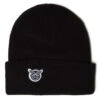 Pig Wharf Beanie - Black 2 Pig Wharf Beanie - Black -JD Snowboards Shop 827059372557 1