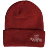 Toy Machine Tape Logo Beanie - Maroon -JD Snowboards Shop 827059400304 1