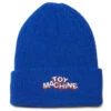 Toy Machine Hirotext Dock Beanie - Blue 2 Toy Machine Hirotext Dock Beanie - Blue -JD Snowboards Shop 827059416053 1