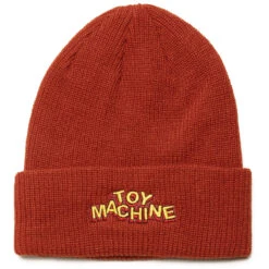JD Snowboards Shop 22 Toy Machine Hirotext Dock Beanie - Brown