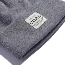 Coal The Uniform Mid Beanie - Heather Grey 5 Coal The Uniform Mid Beanie - Heather Grey -JD Snowboards Shop 840056928671 2
