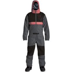 Airblaster Kook Suit Snowboard Base Layer - Black/Hot Coral