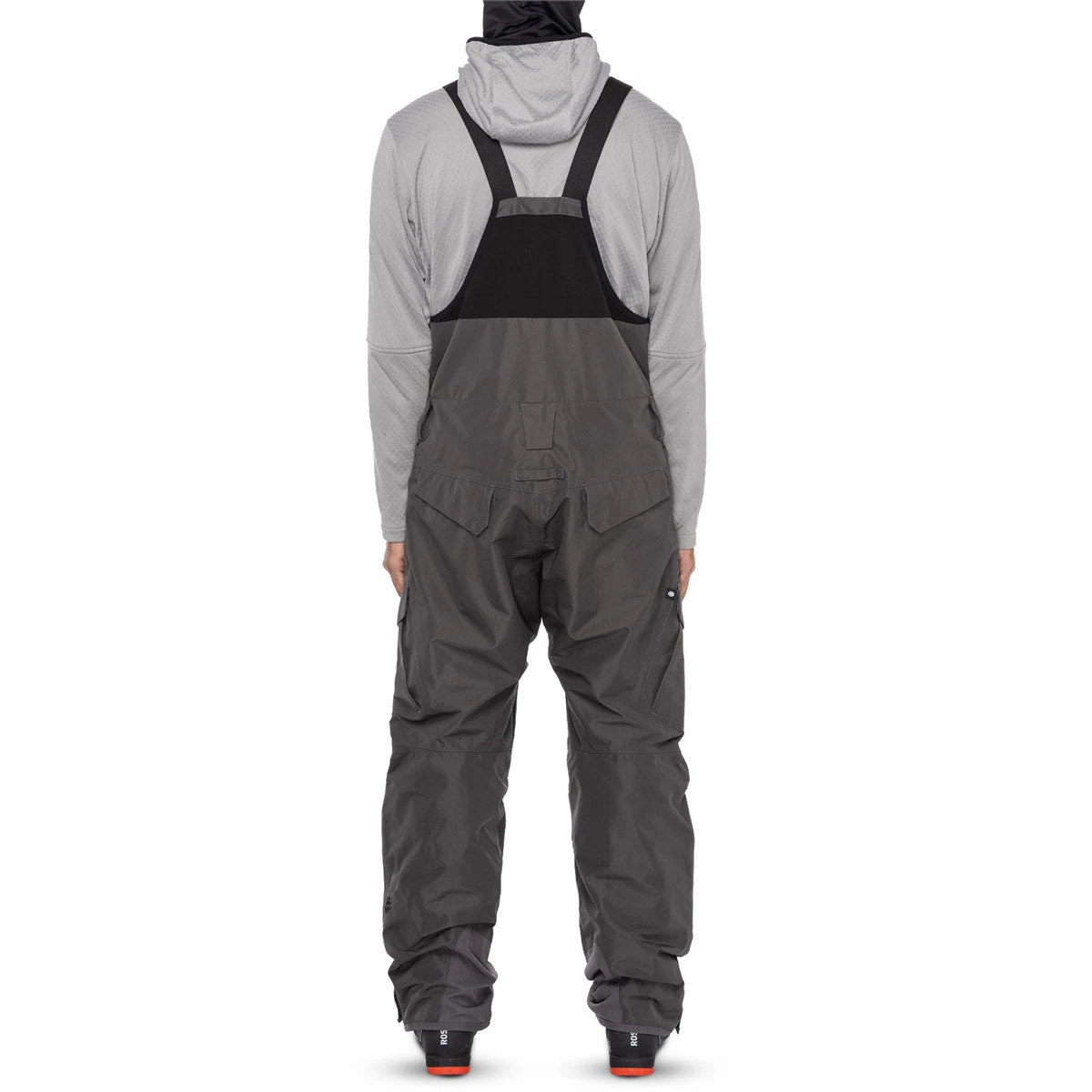 686 Smarty 3-In-1 Cargo Bib Snowboard Pants - Charcoal 4 686 Smarty 3-In-1 Cargo Bib Snowboard Pants - Charcoal - Image 2