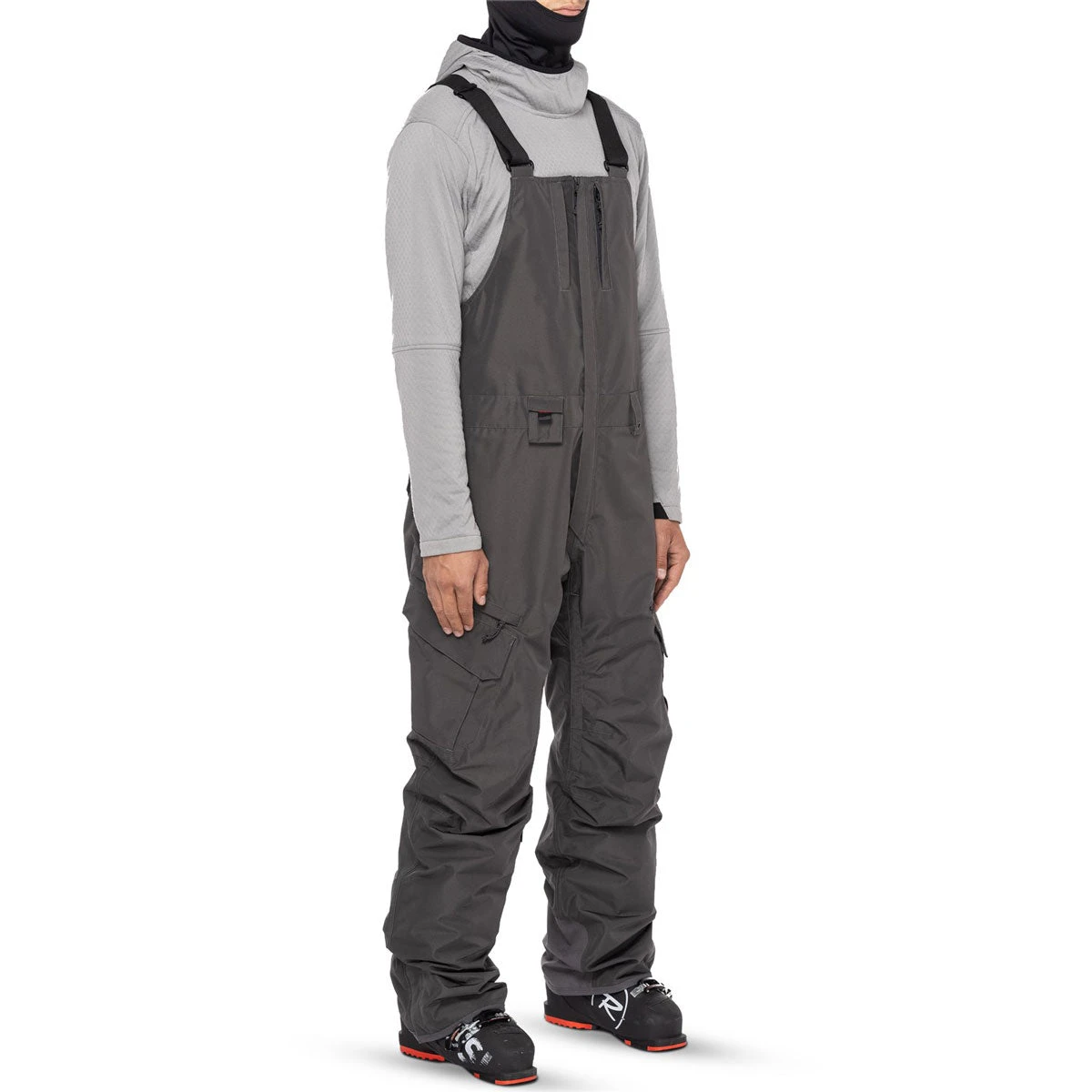686 Smarty 3-In-1 Cargo Bib Snowboard Pants - Charcoal 5 686 Smarty 3-In-1 Cargo Bib Snowboard Pants - Charcoal - Image 3
