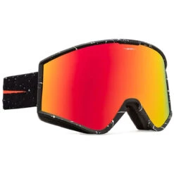 Electric Kleveland Snowboard Goggles - Matte Speckled Black/Fire Chrome