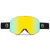 Volcom Odyssey Snowboard Goggles - Giraffe/Black/Gold Chrome -JD Snowboards Shop 884932380320 1