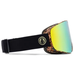 Volcom Odyssey Snowboard Goggles - Giraffe/Black/Gold Chrome -JD Snowboards Shop 884932380320 2