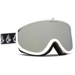 Volcom Footprints Snowboard Goggles - White Rerun/Silver Chrome -JD Snowboards Shop 884932380597 3