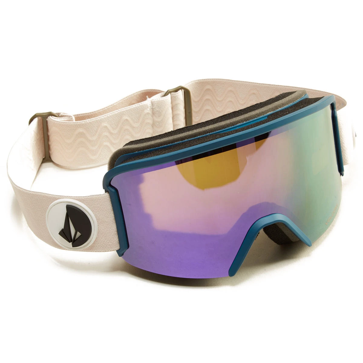 Volcom Garden Snowboard Goggles - Party Pink/Slate Blue/Purple Chrome 4 Volcom Garden Snowboard Goggles - Party Pink/Slate Blue/Purple Chrome - Image 2