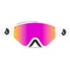 Volcom Yae Snowboard Goggles - Matte White/Pink Chrome -JD Snowboards Shop 884932381501 1