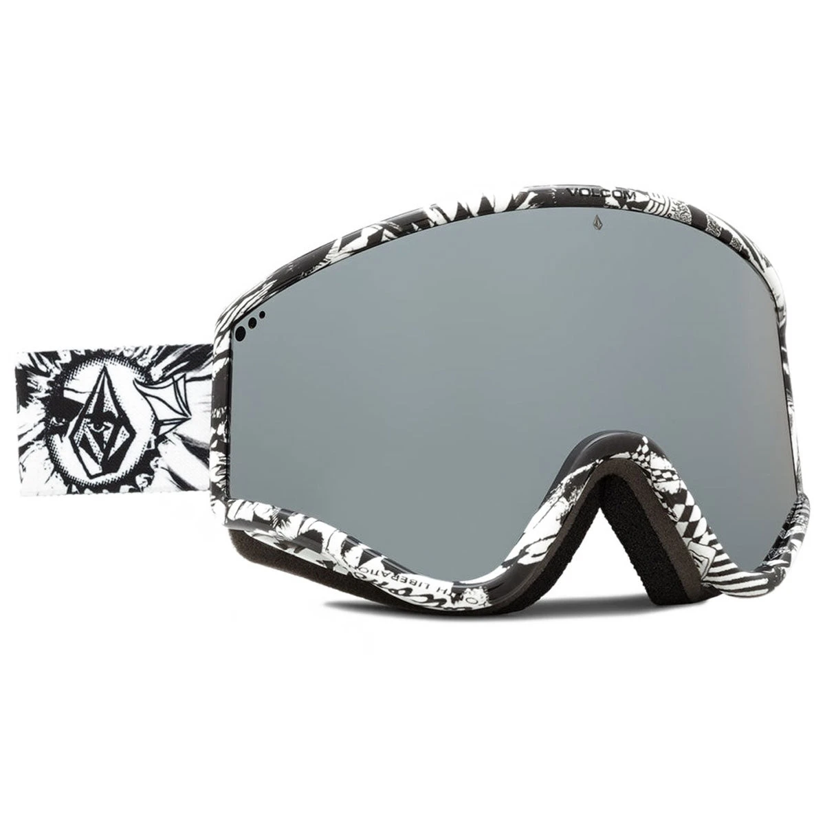 Volcom Yae Snowboard Goggles - OP Art/Silver Chrome 5 Volcom Yae Snowboard Goggles - OP Art/Silver Chrome - Image 3