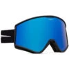 Electric Kleveland Snowboard Goggles - Matte Black/Blue Chrome -JD Snowboards Shop 884932386926 1