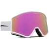 Electric Kleveland Snowboard Goggles - Matte White/Pink Chrome -JD Snowboards Shop 884932386933 1