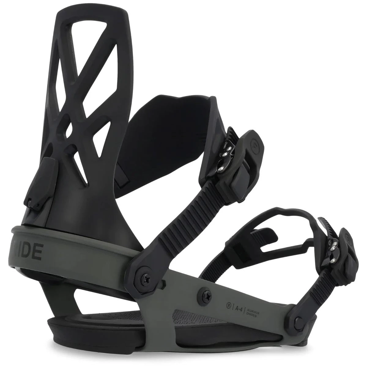 Ride A-4 2024 Snowboard Bindings - Black 3 Ride A-4 2024 Snowboard Bindings - Black