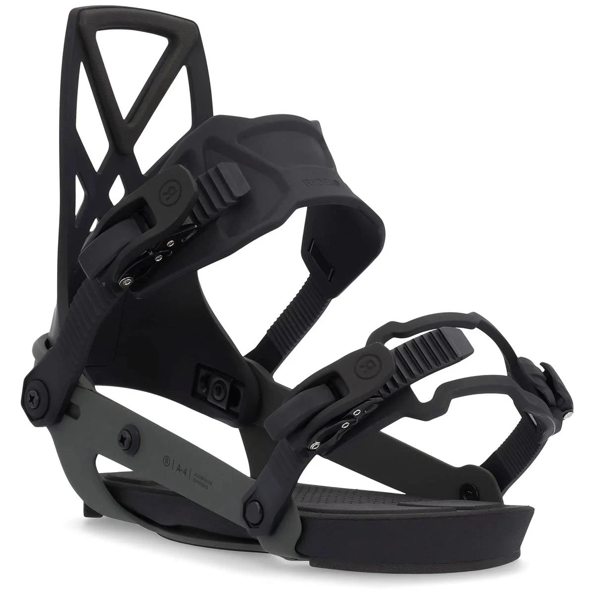 Ride A-4 2024 Snowboard Bindings - Black 4 Ride A-4 2024 Snowboard Bindings - Black - Image 2