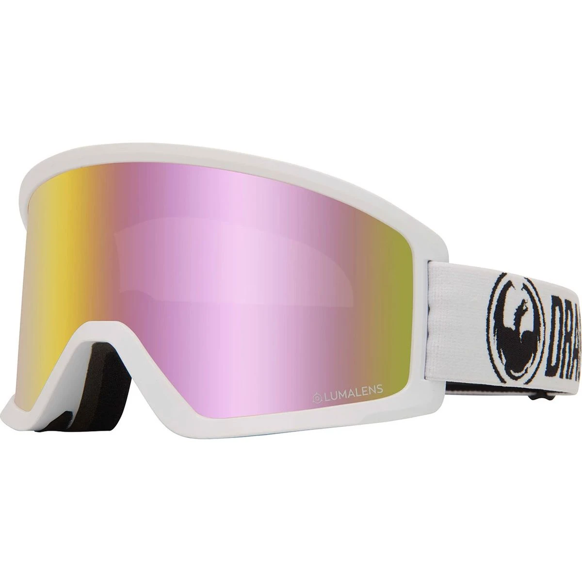 Dragon DX3 OTG Snowboard Goggles - White/Lumalens Pink Ion 3 Dragon DX3 OTG Snowboard Goggles - White/Lumalens Pink Ion