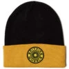 Spitfire Classic '87 Swirl Patch Beanie - Black/Gold -JD Snowboards Shop 888560285286 1