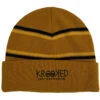 Krooked Krooked Eyes Beanie - Natural/Gold/Black -JD Snowboards Shop 888560285620 1