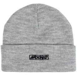 Krooked Moonsmile Script Beanie - Heather/Black
