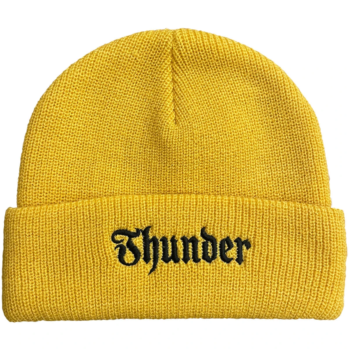Thunder Script Beanie - Gold/Black 3 Thunder Script Beanie - Gold/Black