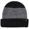 Brixton Polar Chunky Beanie - Heather Grey/Black -JD Snowboards Shop 888588765043 1